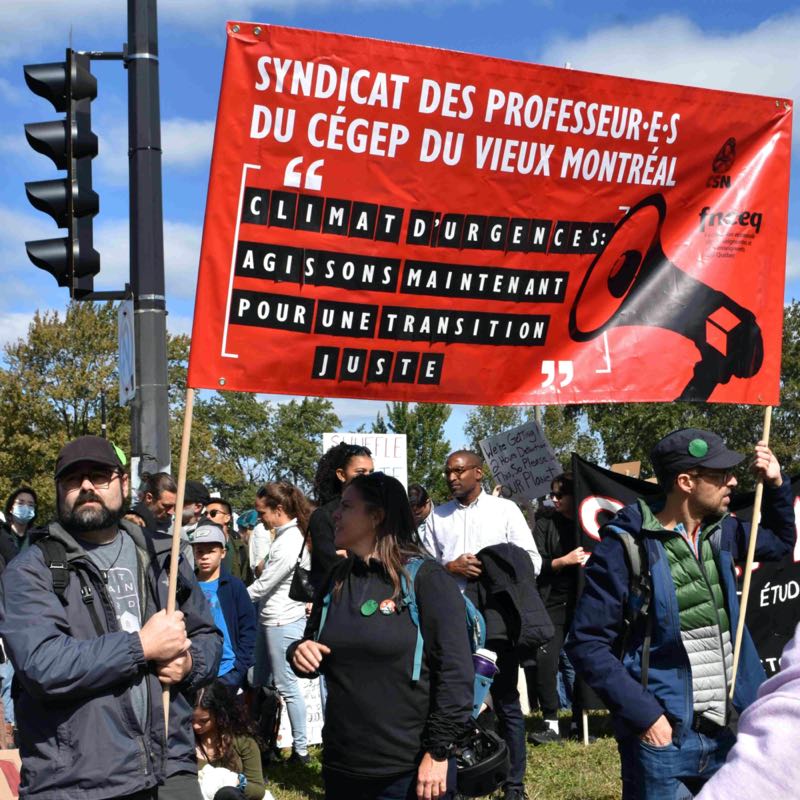 Cégep Vieux=Montréal -- transition juste