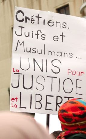Ch, musul et juif pour liberté et justice