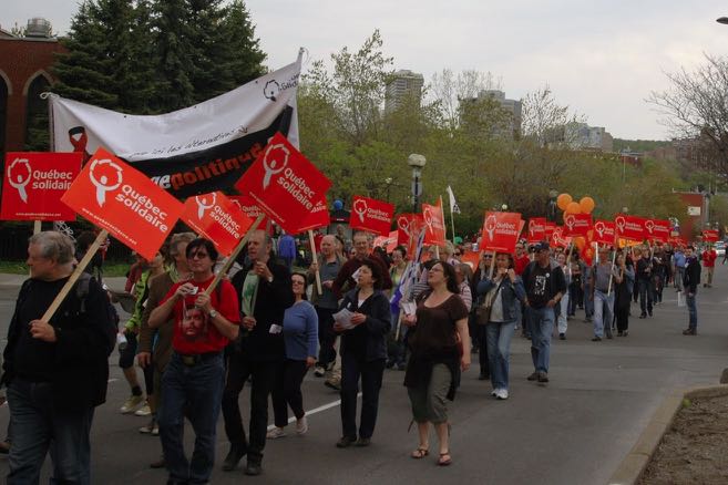 Défilé Québec solidaire