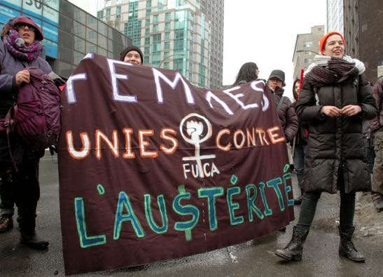 Femmes contre l'austérité