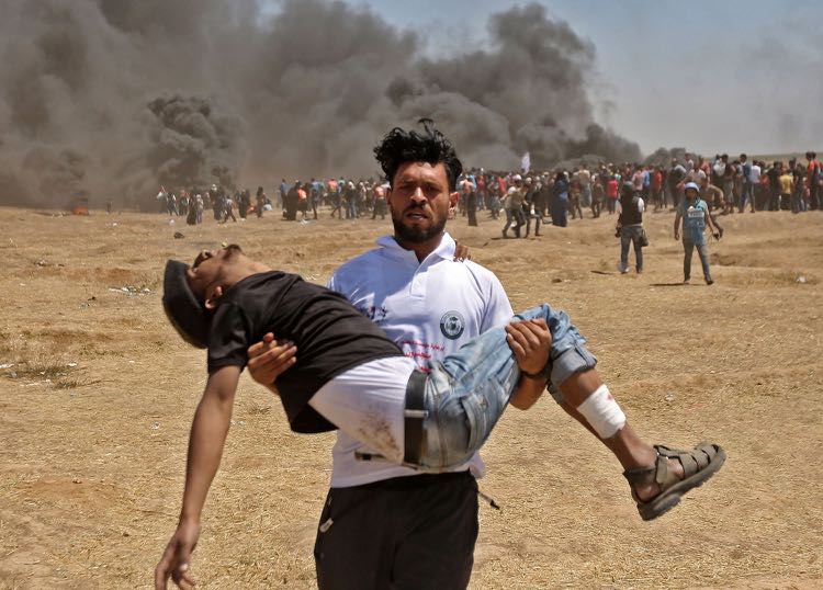 gaza blessé
