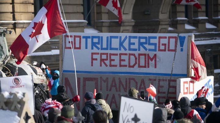 manifestation-camionneurs-colline-parlement-ottawa