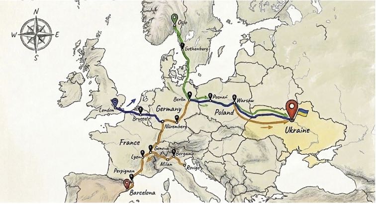 Map-route-1 - Ukraine.