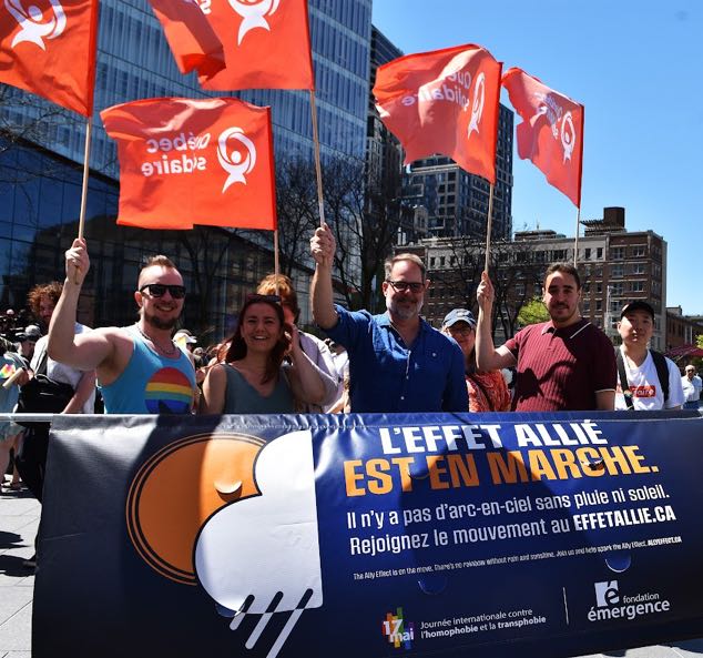 Québec solidaire - manif trans