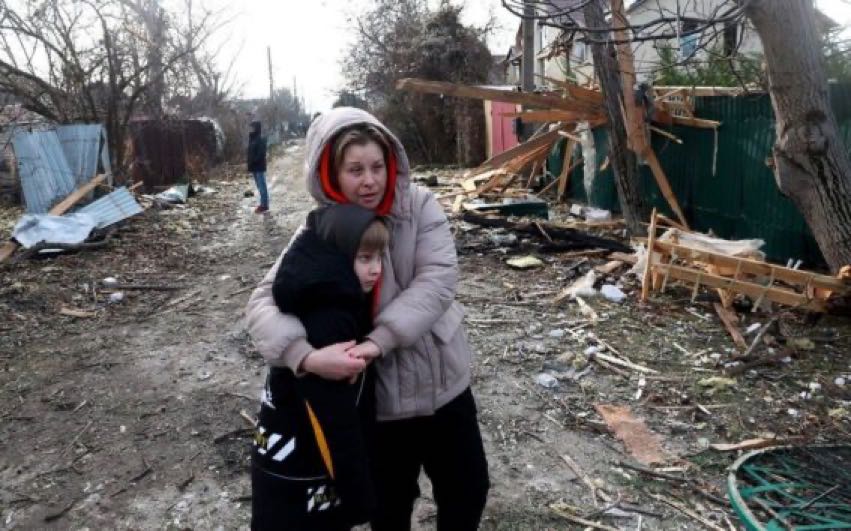 Ukraine - Femme et enfant